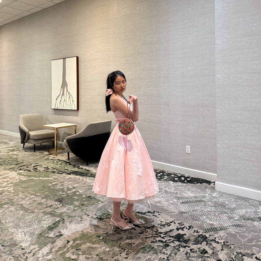 Babyboo CRESSIDA MIDI DRESS - BLUSH